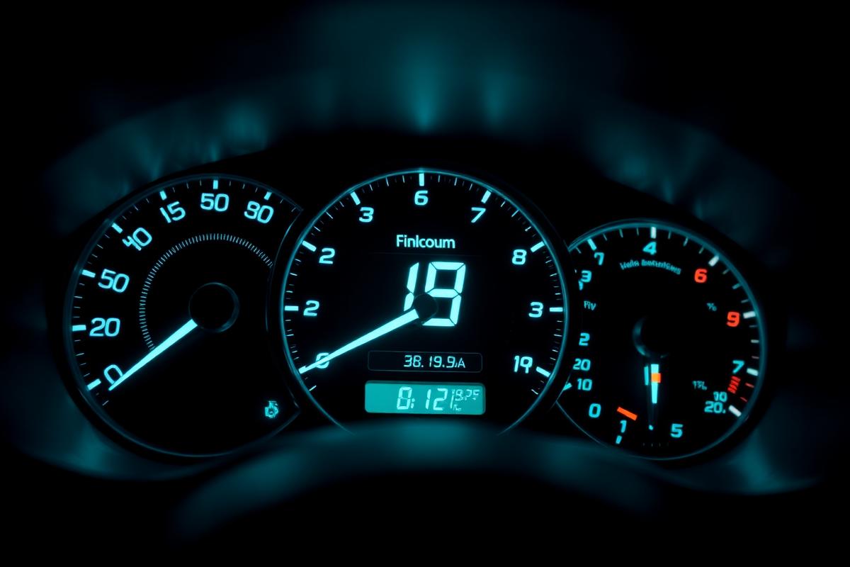 Auto odomeeter ja näidikud